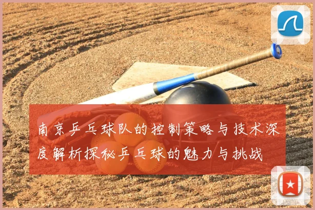 南京乒乓球队的控制策略与技术深度解析探秘乒乓球的魅力与挑战