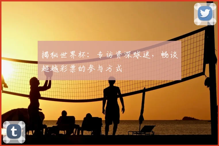 揭秘世界杯：专访资深球迷，畅谈超越彩票的参与方式