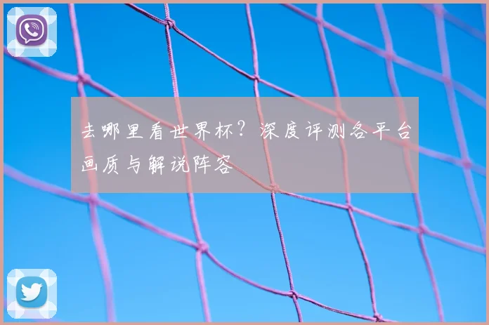 去哪里看世界杯?深度评测各平台画质与解说阵容